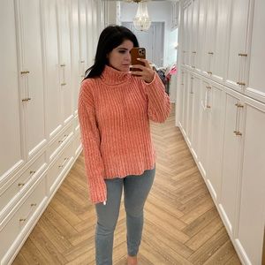 Ribbed soft sweater
